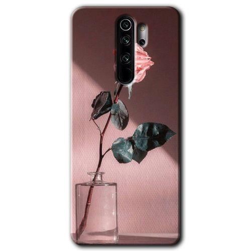 Xiaomi Redmi Note 8 Pro HD Baskılı Kılıf + 9D Tam Ekran Koruyucu - Retro Gül