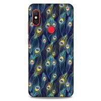 Xiaomi Mi A2 Lite Kılıf Desenli Özel Seri Tüyler (10) Full Koruma Kılıfı