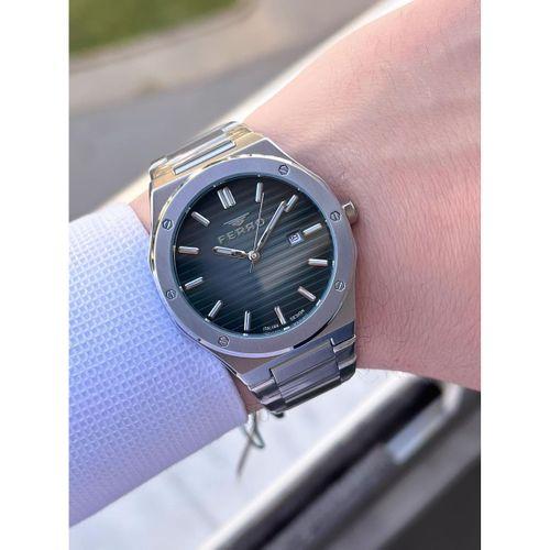 Ferro Çelik Kordon Nişan Ve Damat Saati Olarak ITALIAN DESIGN 3 Atm Erkek Kol Saati EFM40147-A4