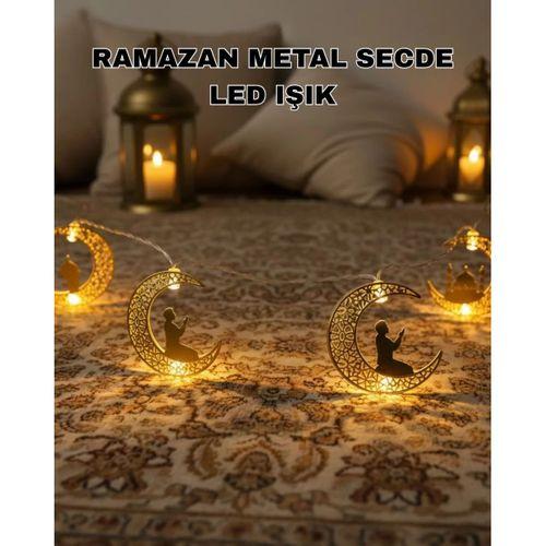 Ramazan Ay Işığı Secde Eden Adam Silüetli Led Peri Işığı