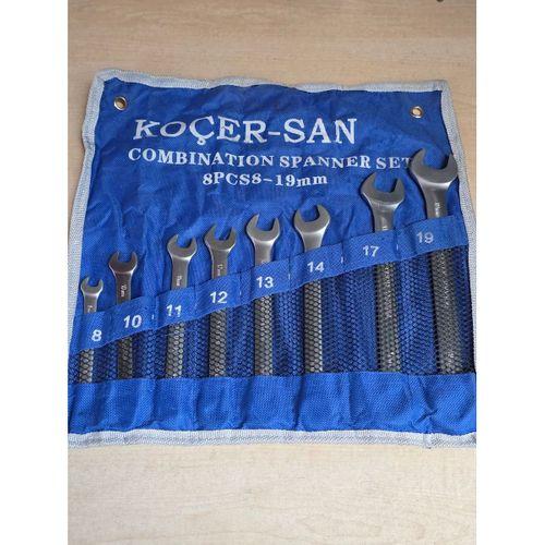 Kombine anahtar takımı 8 parça