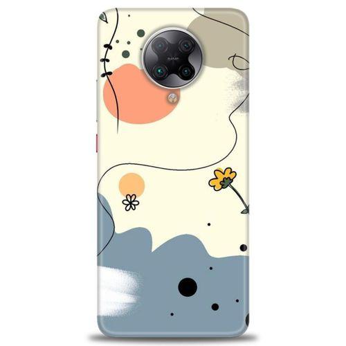 Xiaomi Poco F2 Pro Kılıf HD Baskılı Kılıf - Papatya + Tam Ekran Koruyucu