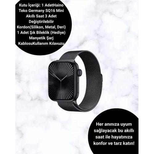 Akıllı Saat SQ-16 Mini Series 10 | Unisex Tasarım, Sağlık Ve Spor Takibi