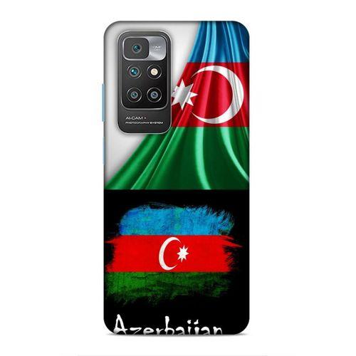 Xiaomi Redmi 10 Uyumlu Kılıf Azarbaijan (13) Silikon Kap Bayraklar