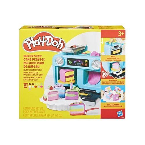 Eğitici Çocuk G0497 Play-Doh Süper Dilimli Kek Oyun Seti +3 yaş