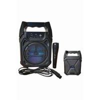 Karaoke Mikrofonlu Fm Radyolu Bluetooth Hoparlör Yüksek Ses Kaliteli