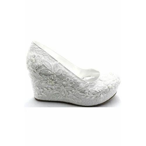 PUNTO 586343 Sedef Dolgu Taban Gelin Ayakkabısı