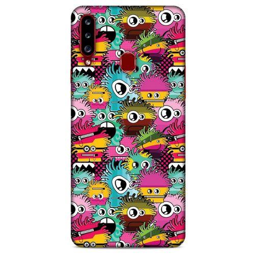Graffitix (35) Desenli Silikon Kapak Samsung Galaxy A20s Kılıf