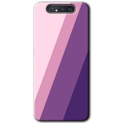 Potkal Hediye Fabrikası Samsung Galaxy A80 HD Baskılı Kılıf + 9D Tam Ekran Koruyucu - Oblique