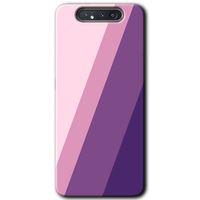 Potkal Hediye Fabrikası Samsung Galaxy A80 HD Baskılı Kılıf + 9D Tam Ekran Koruyucu - Oblique
