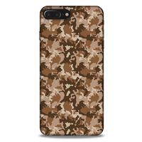 Kamuflaj 56 Apple iPhone 8 Plus Kılıf Silikon Kapak