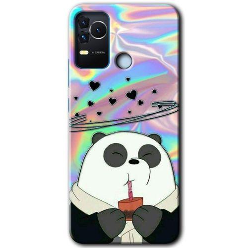 Omix X400 Kılıf HD Desen Baskılı Arka Kapak - Milkshake Panda