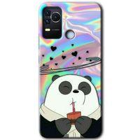 Omix X400 Kılıf HD Desen Baskılı Arka Kapak - Milkshake Panda