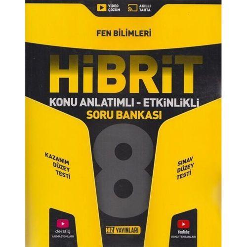 8. Sınıf Fen Bilimleri HİBRİT Konu Anlatımlı Etkinlikli Soru Bankası Hız Yayınları