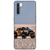 Lopard Oppo A91 Uyumlu Kılıf PickUpX (44) Tough Armor Kılıf Turuncu Siyah