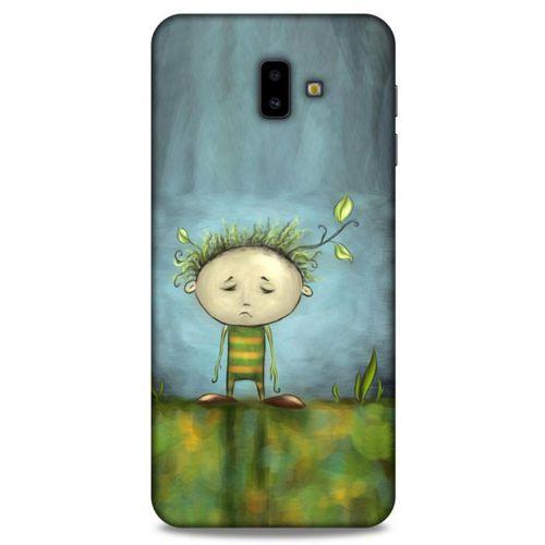 Samsung Galaxy J6 Plus Kılıf Depresyon (23) Ultra Koruma Kılıfı Siyah Gri