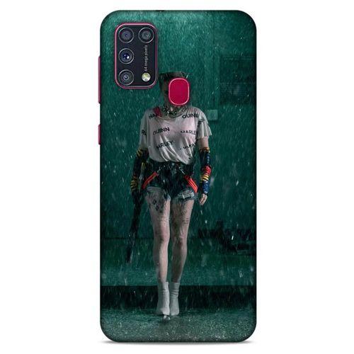 Samsung Galaxy M31 Uyumlu Kılıf Harley Quinn (12) Koruyucu Silikon Yeşil Yağmur