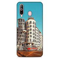 Samsung Galaxy A60 Kılıf Dünya Mimarisi (35) Fit Design Kılıf The Dancing House Çekya