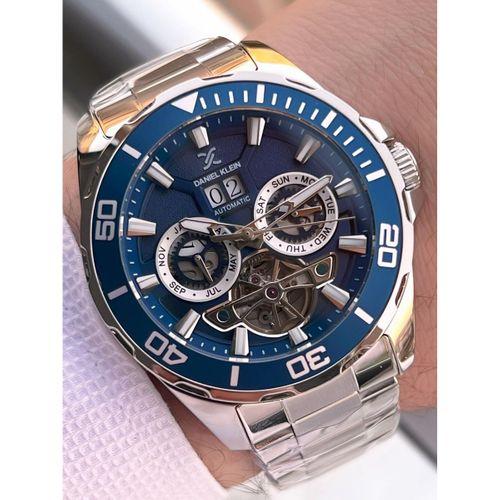 Daniel Klein Otomatik Erkek Kol Saati 30 Metre Suya Dayanıklı Çelik Kordon + Bileklik Hediyeli  VS.BLKT.0703