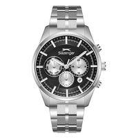 Slazenger SL.09.2483.2.01 Quartz Çelik Gri Siyah Kadran 42 mm Erkek Kol Saati