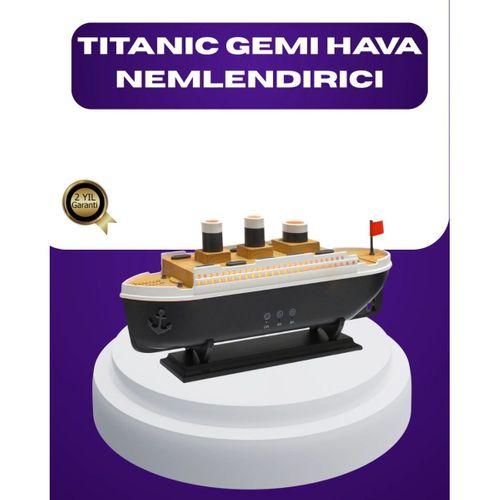 Titanik Gemi Tasarımlı Led Işıklı Hava Nemlendirici Buhar Efektli Oda Difüzörü