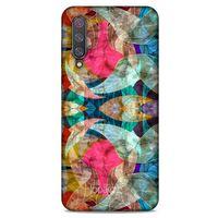 Xiaomi Mi 9 Kılıf Pastel Renkler (10) Full Koruma Kılıfı Fuşya Yeşil