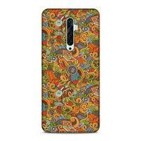 Oppo Reno 2Z Kılıf Doodle Piknik Seti Arka Kapak Silikon Koruma Full Koruyucu