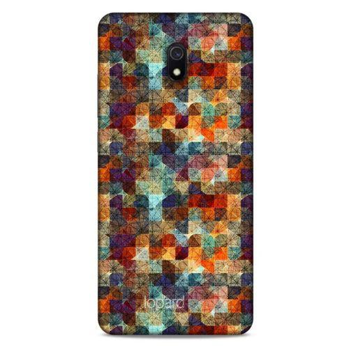 Xiaomi Redmi 8A Kılıf Pastel Renkler (4) Koruma Kılıfı Yeşil Kırmızı