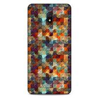 Xiaomi Redmi 8A Kılıf Pastel Renkler (4) Koruma Kılıfı Yeşil Kırmızı