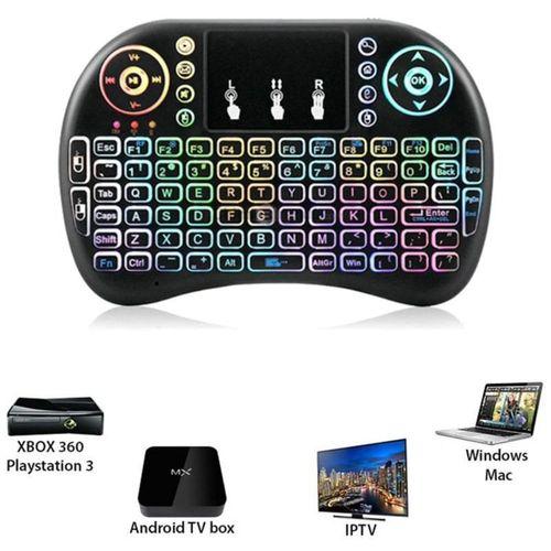 Sepetinegelsin Işıklı Mini Klavye Mouse Smart Tv Box Şarjlı Oyuncu Klavye