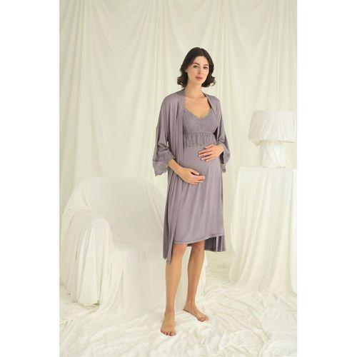 Dantelli Hamile Lohusa Sabahlık Takımı