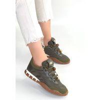 Tues Yeşik Nubuk Bağcıklı Spor Ayakkabı