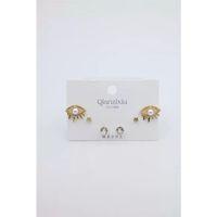 Çoklu Set Küpe - Altın