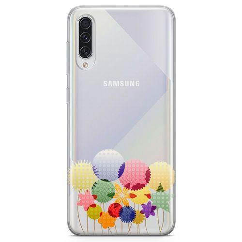 Samsung Galaxy A50s Kılıf Konfeti Yıldızlar Arka Kapak Koruma Desenli Full Koruyucu