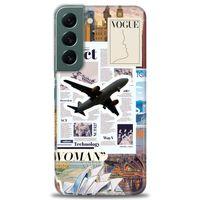 Samsung Galaxy S22 Kılıf HD Baskılı Kılıf - Net Woman + Tam Ekran Koruyucu