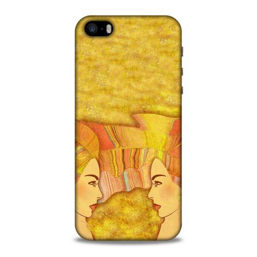 Lopard Apple Iphone 5 Uyumlu Kılıf Sürreal Yüzler ♀ (16) Kalın Kılıf Desenli