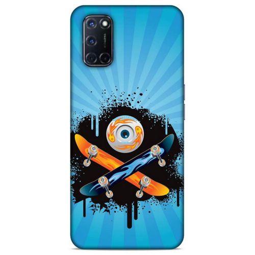 Lopard Oppo A52 Uyumlu Kılıf Tattoo's (13) Silikon Kap Snowboard