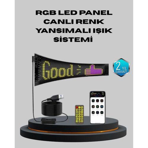 5v Usb Akıllı Piksel Led Panel – Mobil Uygulama Kontrollü, Renkli Işık Efektli
