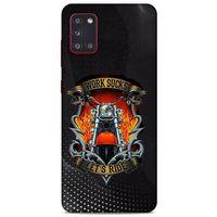 Samsung Galaxy A31 Uyumlu Kılıf Motorsiklet (8) Baskılı Kılıf Harley Davidson