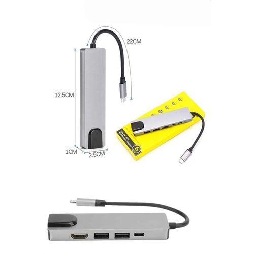 Usb Type-c Hub Dönüştürücü Çevirici Çoklayıcı Macbook Çevirici 8 Portlu