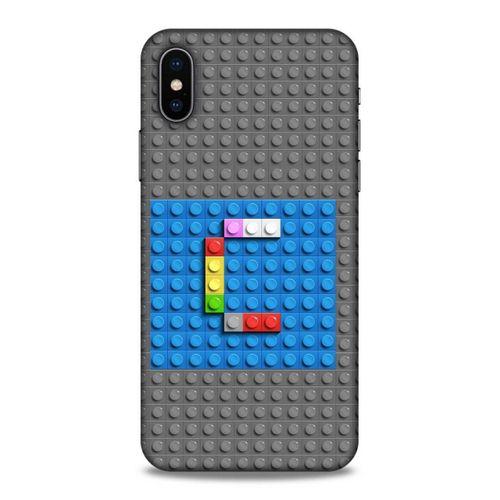 Lopard Apple iPhone XS Uyumlu Kılıf BloX (13) Silikon Kap C Harfi
