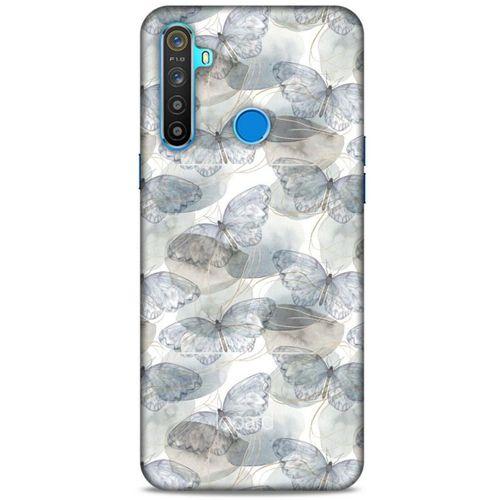 Oppo Realme 5i Kılıf Kelebek Etkisi (29) Arka Koruma Kılıfı Kırmızı Yeşil