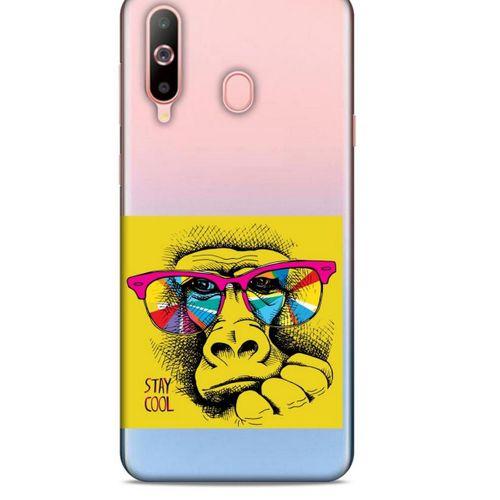 Zoologix (13) Samsung Galaxy A60 Şeffaf Kılıf Silikon Desenli