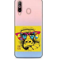 Zoologix (13) Samsung Galaxy A60 Şeffaf Kılıf Silikon Desenli