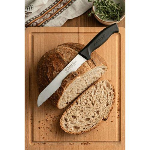 Ekmek Kesme Bıçağı Lazer Bilemeli Tırtıklı Vakfıkebir Ekmeği Dilimleme Bıçak 39 Cm Sürmene Sürbisa 61201
