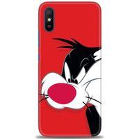 Xiaomi Redmi 9A Kılıf HD Baskılı Kılıf - Sylvester + Tam Ekran Koruyucu