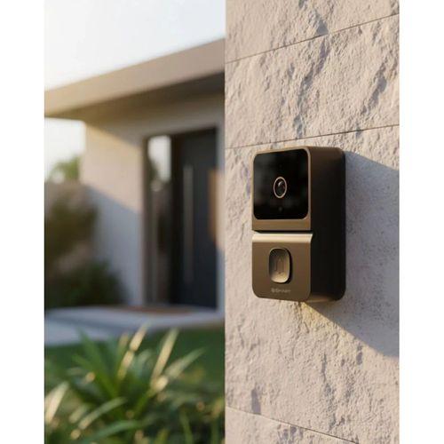 Wifi Akıllı Kapı Zili 85 Derece Geniş Açı Android İos Uyumlu