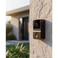 Wifi Akıllı Kapı Zili 85 Derece Geniş Açı Android İos Uyumlu