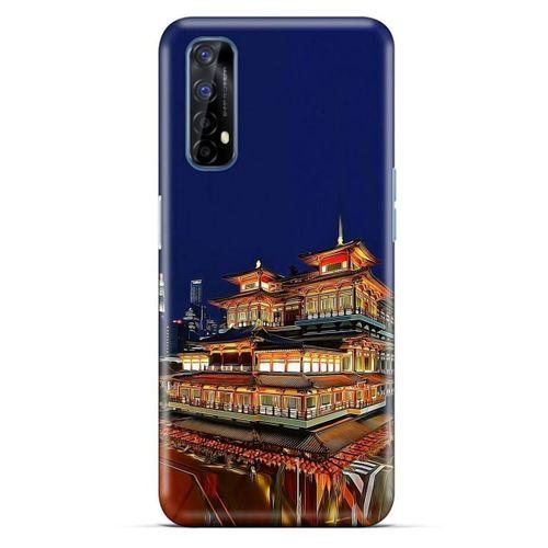 Oppo Realme 7 Kılıf Dünya Mimarisi (48) Bumper Kılıf Chinatown