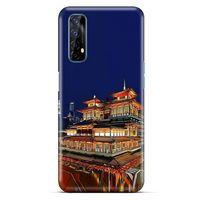 Oppo Realme 7 Kılıf Dünya Mimarisi (48) Bumper Kılıf Chinatown